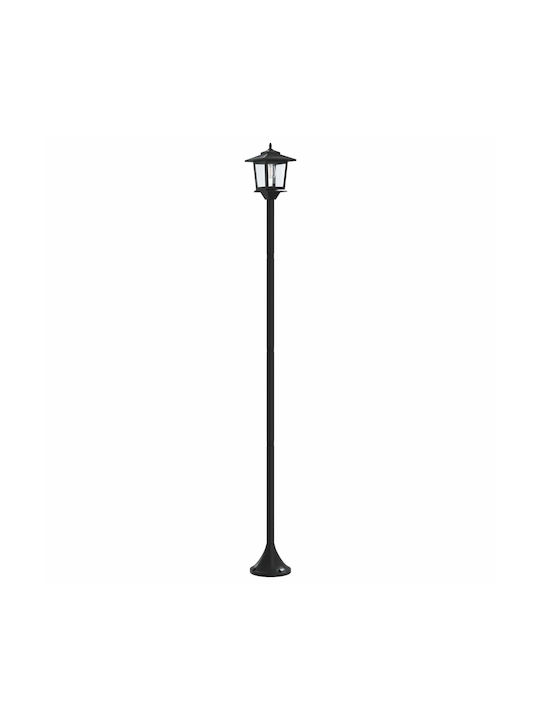 vidaXL Outdoor Floor Lamp LED For Outdoor Use With Warm White Light Black