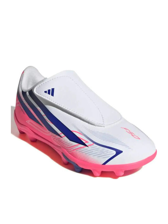 F50 Hyperfast Club FG/MG Kids Soccer Cleats Molded White