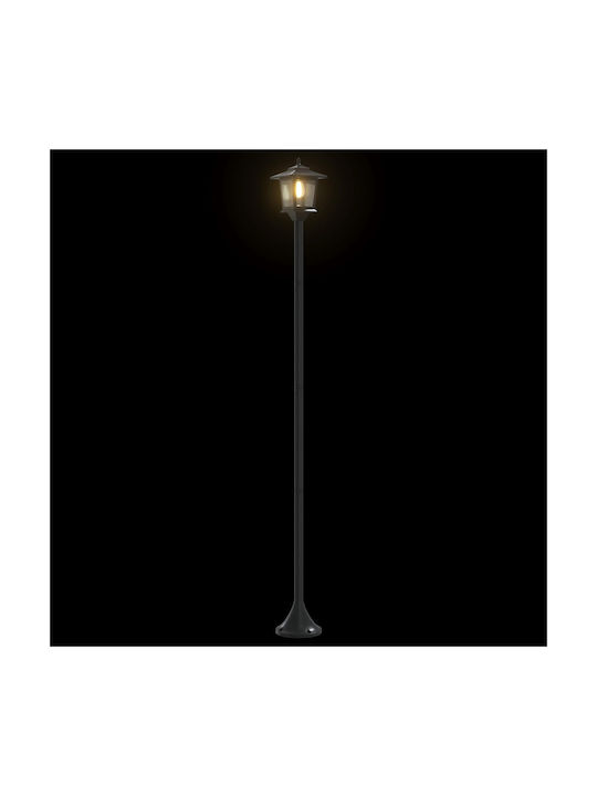 vidaXL Outdoor Floor Lamp LED For Outdoor Use With Warm White Light Black