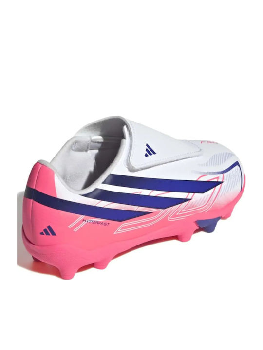 F50 Hyperfast Club FG/MG Kids Soccer Cleats Molded White