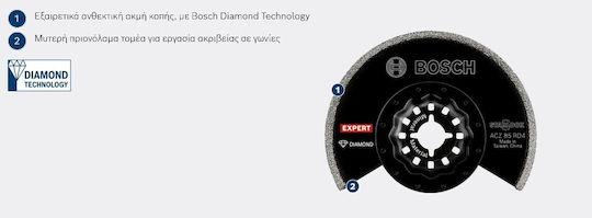 Λάμα Expert Acz 85 Rd4 Grout Segment Blade 85mm #2608902057
