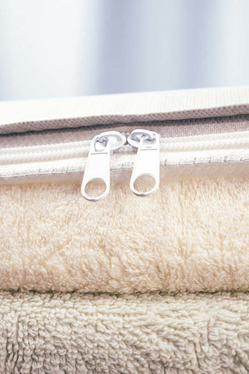 SteweHome Fabric Storage Case for Clothes / Blanket/Duvet in Grey Colour 60x43x35cm