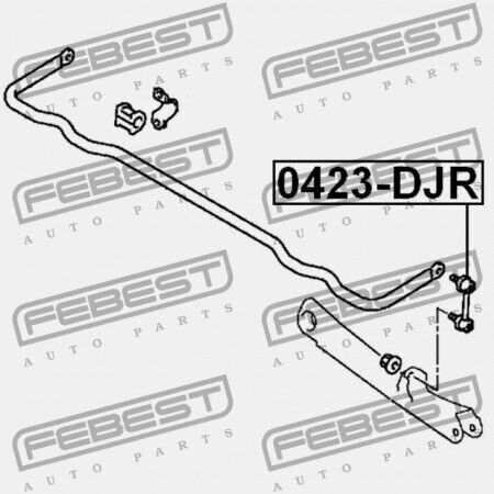 Stabilisatorlinke Hinten Für Mitsubishi Galant Dj1 3a 2003.11 Mexiko Mmna Mr589336