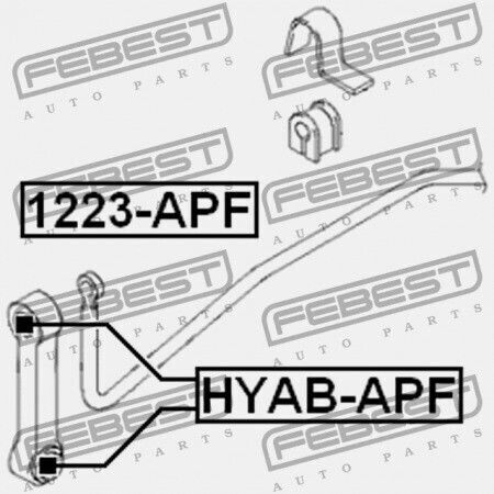 Front Stabilizer Link Hyundai Atos Prime 06 Mexico 54820-05000