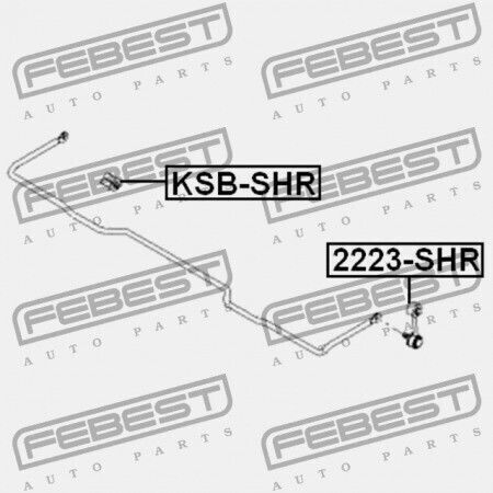 Rear Stabilizer Link Kia Shuma II Sephia II Mentor II Spectra 1997-2004 0K2M2-28150