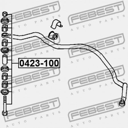 Stabilisatorhaken Für Mitsubishi Lancer Mirage Ca-ce 1991.07-1996.08 Jpn Mb241974