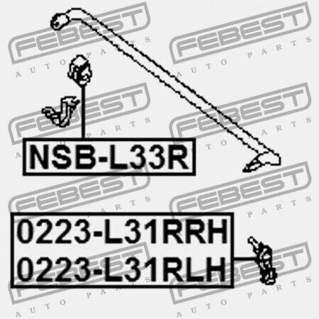 Braț Stabilizator Spate Stâng Nissan Altima L33 2012.05 Us 56261-3ta0b