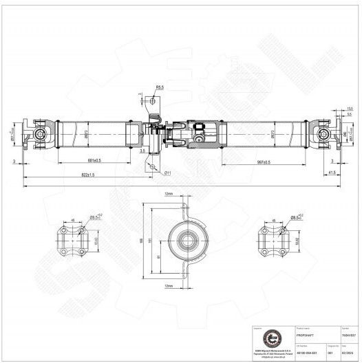Arbore De Transmisie Mișcare Honda CR-V II 40100S9AE01