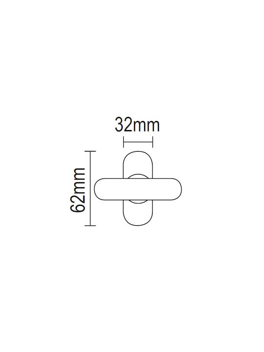Viometale Window Latch Pair Gold 08.461.57