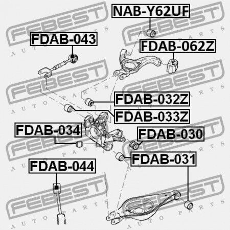 Inel Inferior Spate Braț Control Longitudinal Ford Explorator Tavă 2011-2013 Can Bb5z-5500-a