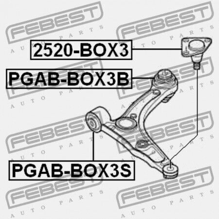 Vorderarmlehne Steuerarm Hinterer Ring Citroen Jumper III Relais III 2006 3520.s0