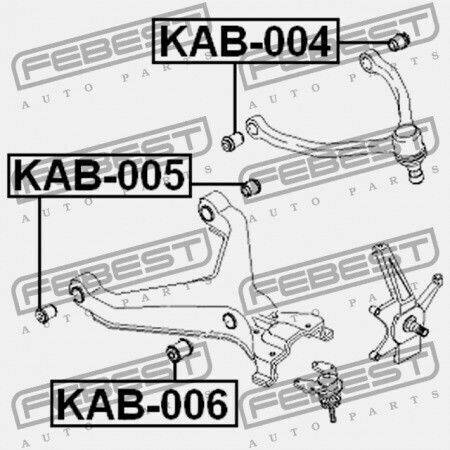 Vorderer Unterarmbuchse Control Arm Für Kia Sportage 19980415-20030506 General 0k08034840