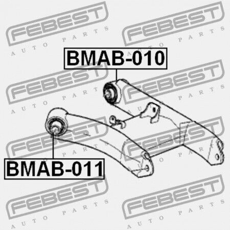 Δακτύλιος Βραχίονα Ελέγχου Πίσω Κάτω Bmw 5 E39 1995-2003 Ece 33326755471