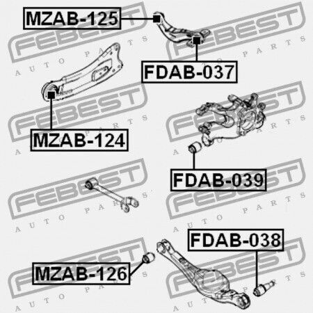 Заден Пръстен На Съединител Ford Edge Usa 2007-2014 Can Bt4z-5b759-a