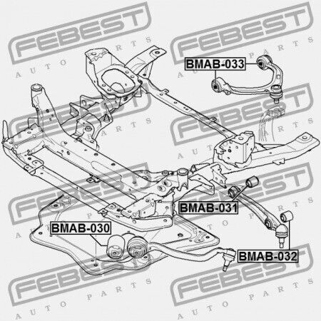 Febest Bmw X5 E70 2006-2013 Ece 31106771194 Frontsystem für das Auto