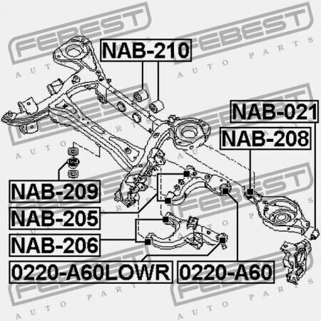 Șurub Braț Control Spate Superior Nissan Armada Ta60 2003.08 Us 55501-zc30a