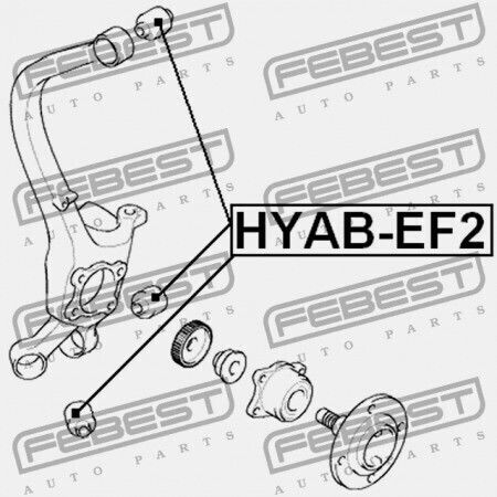 Rear Joint Ring Hyundai Sonata Ef 02 2001-2006 Dom 52718-38000
