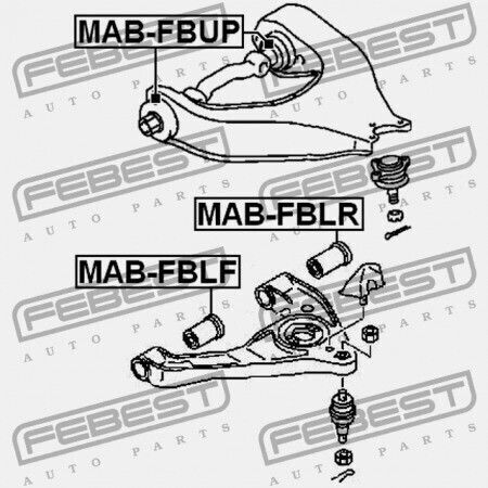 Piese Pentru Partea Frontală A Mașinii Inel Superior Braț Control Mitsubishi Canter Fb70ab 2003 Mk335060