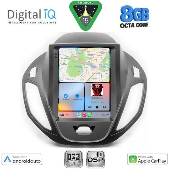 Digital Iq Bxf 7880_cpaa Tesla Style Ford Tourneo Courier Mod 2014-2024