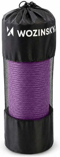 Wozinsky Yoga Exercise Mat Purple (183x61x1.5cm)