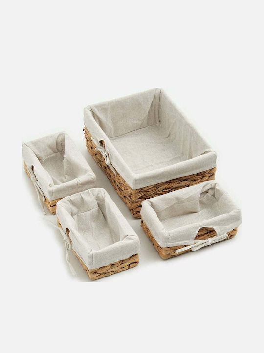 SteweHome Wicker Brown Laundry Basket