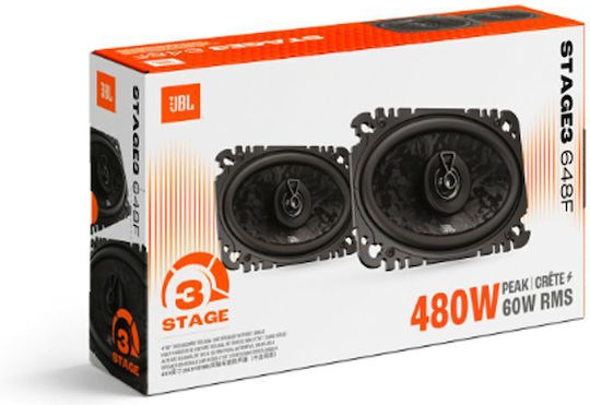 JBL STAGE3 648F Σετ Ηχεία Αυτοκινήτου 4" με 480W RMS (Woofer)