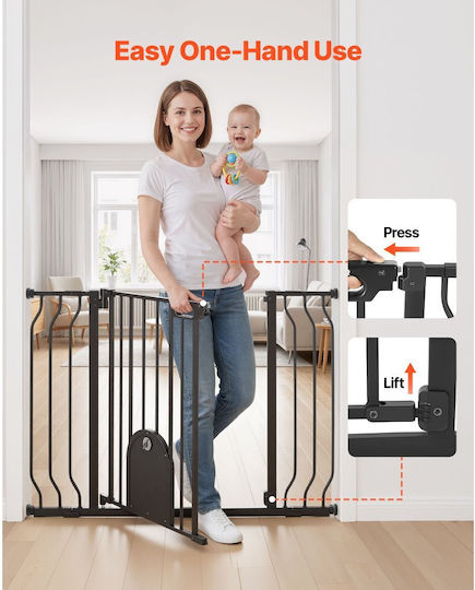 Vevor Metal Security Door in Black Colour 75cm