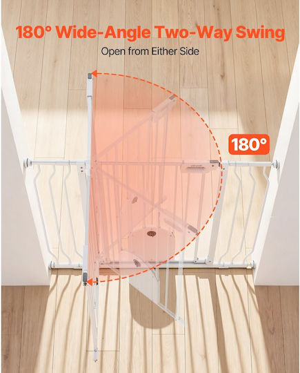 Vevor Metal Security Door in White Colour 75cm