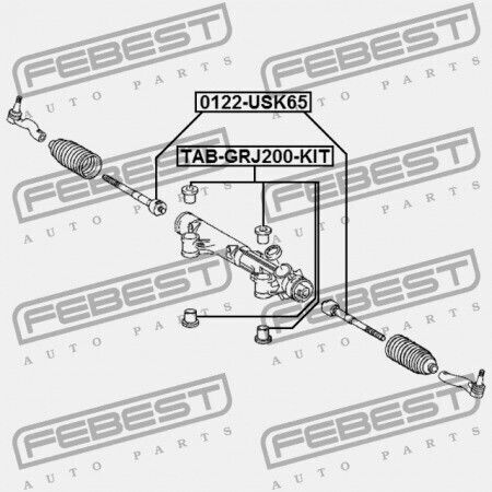 Steering Rod Toyota Sequoia Usk6 2008.11 Gr 45503-0c030