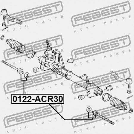 Ράβδος Τιμονιού Toyota Alphard Mnh10 2003.12-2008.04 Gr 45503-59075
