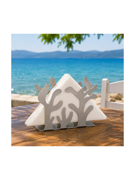 Viosarp Metallischer Serviettenhalter 18x3cm
