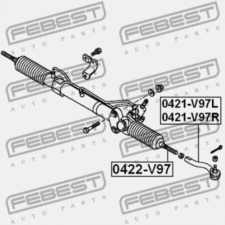 Ράβδος Τιμονιού Mitsubishi Pajero Monterolong V90 2006.08 G Xp 4422a036