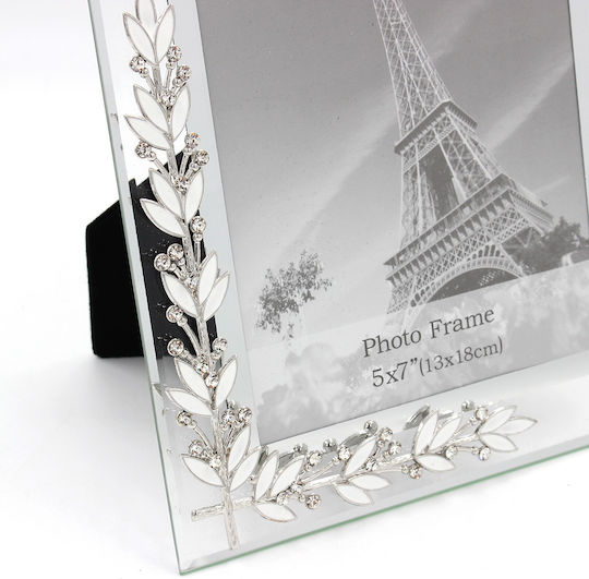 Keskor Glass Photo Frame with Silver Frame