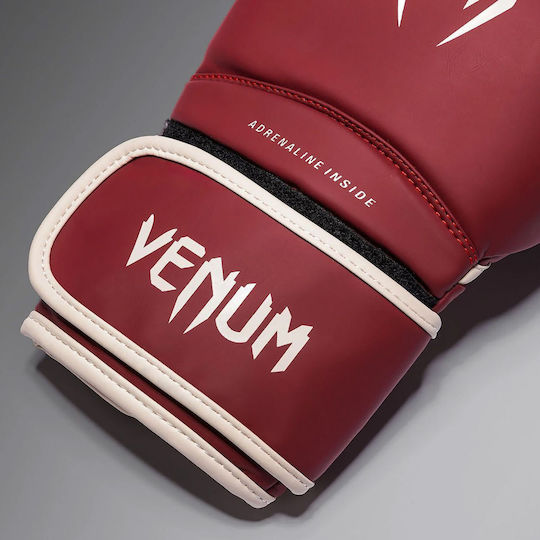 Venum Boxhandschuhe aus Kunstleder für Wettkampfhandschuhe Rote