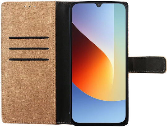 Volte-tel Allure Xiaomi Redmi A7 Pro 4g 6.9in Magnet Book Stand Clip Gold Case