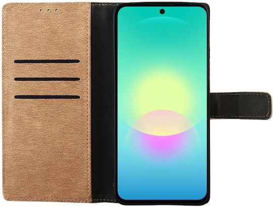 Volte-tel Allure Samsung A27 5G A276 6.7in Magnet Book Stand Clip Gold