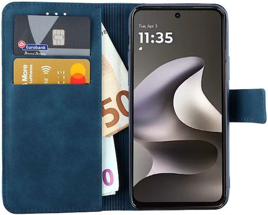 Lime Essential Case Motorola Moto G37/g47 5g 6.67in Magnet Book Stand Clip Dark Blue