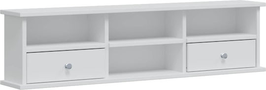 Bodenstehende Schminktisch aus Massivholz Weiß mit Spiegel 100x50x103.5cm