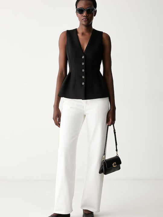 Black Women's Vest