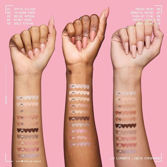 NYX Professional Makeup Matte Eye Shadow in Cream Form with Coral Colour 6ml