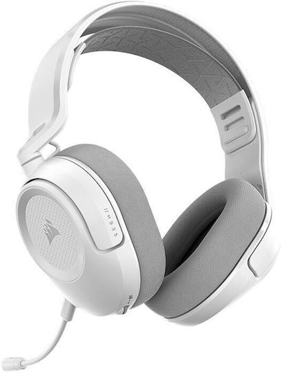 Corsair HS35 V3 Wireless Headset Over Ear Gaming Headset με σύνδεση Bluetooth / USB Λευκό for Nintendo Switch / PC