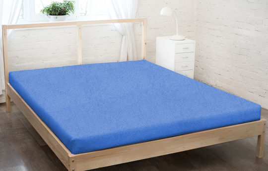 KZ Protecție pentru saltea Monopost Echipat Albastru 90x200+20cm