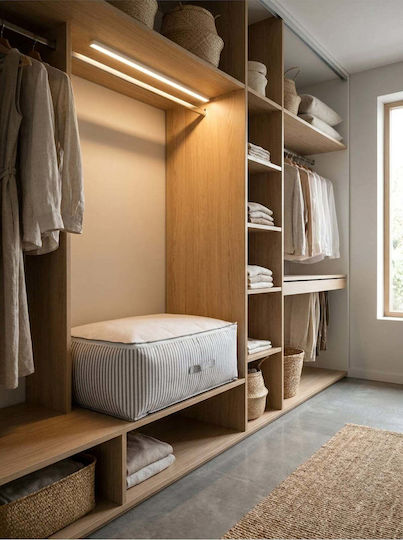 SteweHome Clothing Storage Case for Knitwear Duvet in White Colour 60x40x20cm 6 Pieces