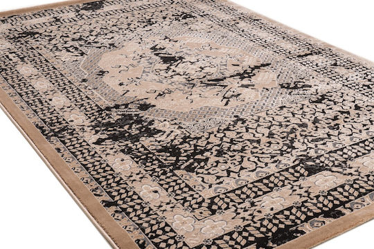 Klonaras Velvet 4437 Килим Правоъгълена Anthracite / Beige