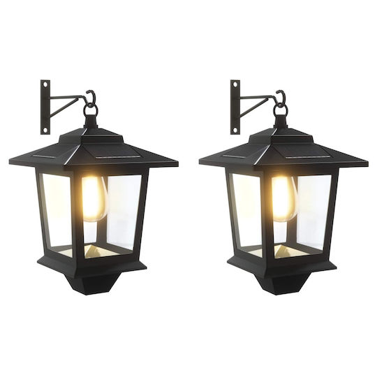 vidaXL Wall-Mounted Outdoor Lighting LED with Warm White Light 19x14x25cm