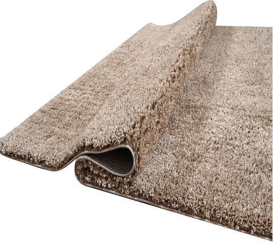Polcarpet Wohnzimmer Teppich Zottelig 165x230cm Braune