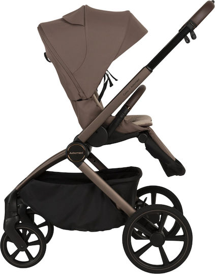 Adamex Como Reversible 2 in 1 Baby Stroller Suitable for Newborn Chocolate Fango 11.3kg