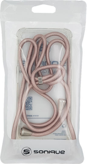 Silicone Case Cord Sonique Armor Clear Motorola Moto G86 5g Moto G86 5g Power Rose Gold Satin