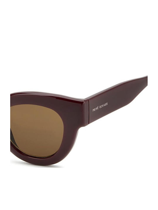 Prive Revaux Women Sunglasses with Burgundy Frame with Polarized Lens PR3002/G/S