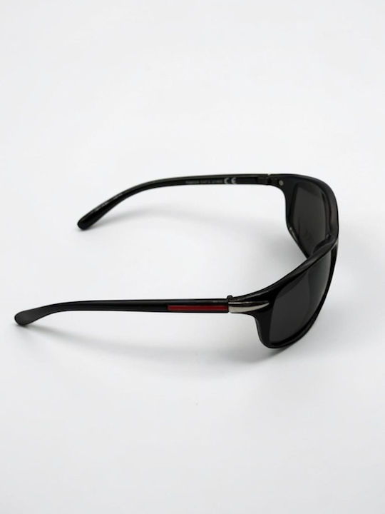 Style Unisex Sonnenbrillen mit Schwarzem Rahmen und Schwarzem Glas
